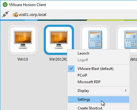 vmware horizon client icon